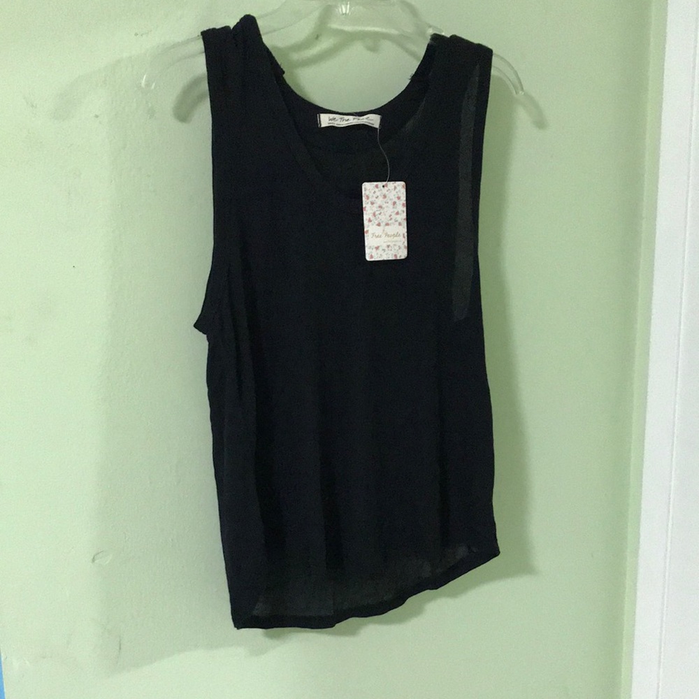 Free people, black tank top